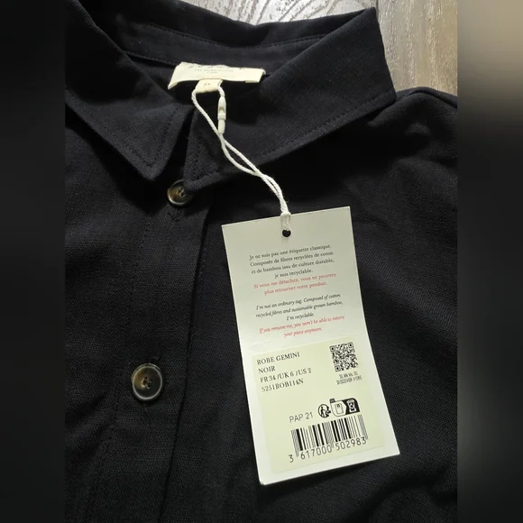 NWT Sezane Gemini Dress - Picture 4 of 8